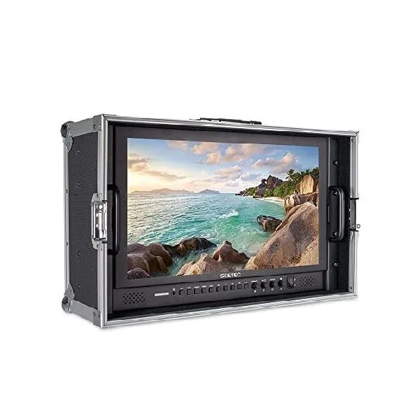 SEETEC P173-9HSD-CO 17.3インチ キャリーオン放送プロダクションディレクターモニター 3G-SDI HDMI YPbPr入出力アルミニウムデザイン フルHD 1920×10_並行輸入