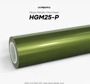 KKVINYL HyperPRO カラーPPF Glossy Metallic Olive Green HGM25-P(1.52mx15m)