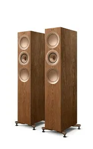 KEF｜ケーイーエフ トールボーイスピーカー ウォールナット R7MetaWALNUT [ハイレゾ対応 /1本(2本注文のみ受付)]