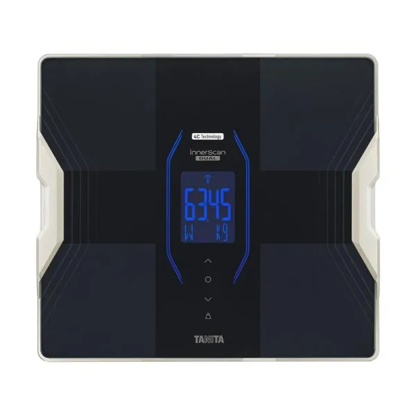 タニタ RD915LBK 体組成計 インナースキャンデュアル メタリックブラック