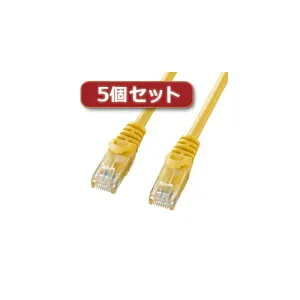 人気 おすすめ 定番 冬 話題 注目 かわいい おしゃれ ランク 御歳暮 ギフト クリスマス お歳暮 プレゼント おみやげ パソコン関連 5個セット サンワサプライ カテゴリ6UTPLANケーブル LA-Y6-15YX5