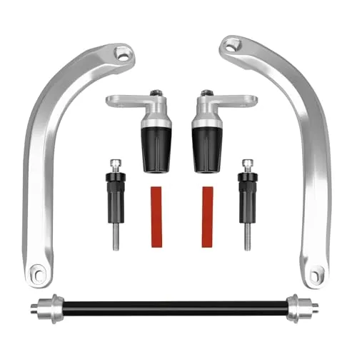 Z900RS CAFE 2018-2025対応 エンジンプロテクター サブフレームキット フレームスライダー クラッシュバー カスタムパーツ 2019 2020 2021 2022 2023 2024 (シルバー) [並行輸入品]