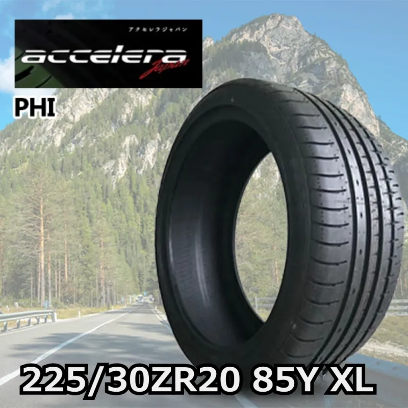[1本] ACCELERA PHI 225/30ZR20 85Y XL