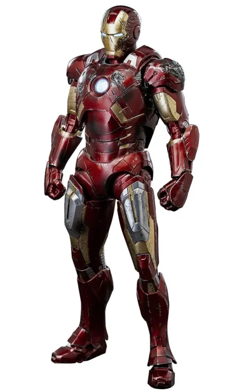 threezero(スリーゼロ) 予約 フィギュア DLX アイアンマン・マーク7(バトルダメージ) 「マーベル・スタジオ： インフィニティ・サーガ」 1/12 アクションフィギュア