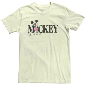 ディズニー レディース トップス Tシャツ ヴィンテージ グラフィック Disney's Mickey Mouse Juniors' Classic Vintage Graphic Tee Natural