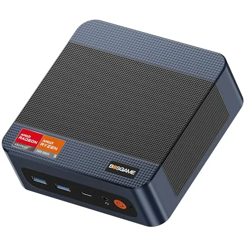 BOSGAMEミニPC AMD Ryzen 7640HS P3MIX mini pc 8C16T 最大5.0 Ghz 16G/512GB DDR5 3画面 2xPCle4.0 SSD 760M Windows 11 pro 対応 静音ファン 2x2.5GL