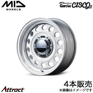 MID ガルシアシスコ TypeII ムーヴキャンバス LA850S/LA860S アルミホイール 4本(14×4.5J 4-100 +45 オールドイングリッシュホワイト)マルカ Garcia CISCO TypeII