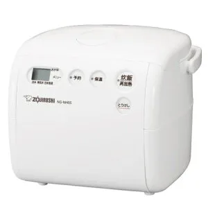 【長期保証付】象印 ZOJIRUSHI NS-NH05-WZ ソフトホワイト 極め炊き マイコン炊飯ジャー 3合 NSNH05WZ
