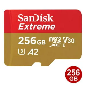 ＼楽天カードポイント4倍！4/25／ サンディスク microSDXCカード 256GB EXTREME UHS-1 U3 V30 A2 190MB/s SDSQXAV-256G-GN6MN SanDisk マイクロSD microSDカード 海外リテール 【メール便送料無料】