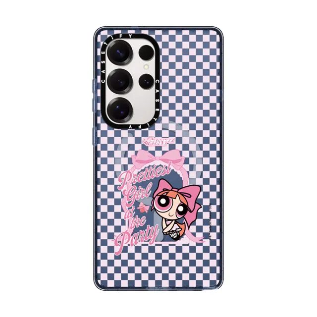 パワーパフガールズ x CASETiFY Galaxy S25 Ultra ケース Classic Blue マグネット式 インパクトケース The Powerpuff Girls Phone Case - Blossom