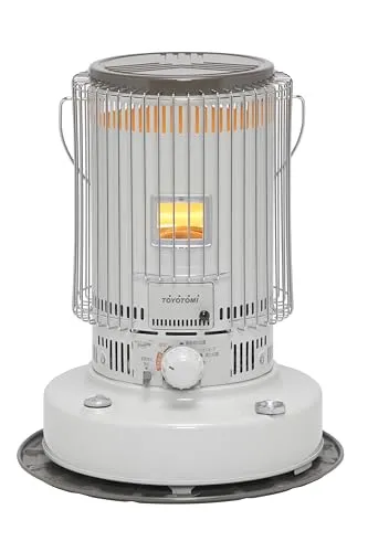 TOYOTOMI (トヨトミ) 対流形 石油ストーブ KS-67H(W) ホワイト 日本製 高火力 遠赤外線 二重タンク構造 防災 木造17畳/コンクリート24畳