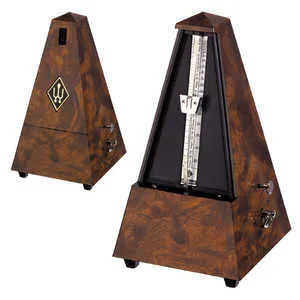 WITTNER Metronome Designer Series Burr Walnut-Effect メトロノーム ベル付き 855001