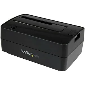 StarTech SDOCKU313E ブラック [USB3.1接続SATA2.5/3.5インチHDD/SSDドッキングステーション/リーダーライター (クレードル式)]