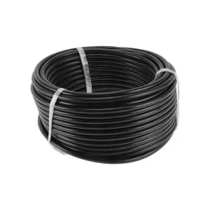 Partuto 1 Pcs 16AWG ユニバーサルグラウンドワイヤーカーラジオ、自動車、カースピーカーパワーワイヤーフルインシュレーション＆ソフトタッチジャケットTCブラック98FT 6コンダクター