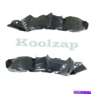 フェンダーライナー 06-07のハイランダーフロントスプラッシュシールドインナーフェンダーライナー左右セットペア For 06-07 Highlander Front Splash Shield Inner Fender Liner Left Right SET PAIR【並行輸入品