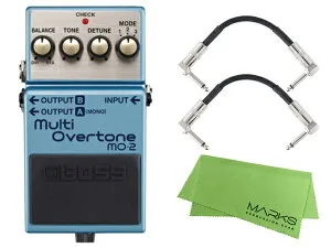 BOSS ボス Multi Overtone MO-2 + モリダイラパッチケーブル2本 セット［マークス・オリジナルクロス付］ エフェクター