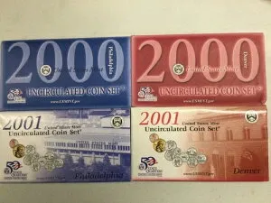 2000 2001 2002 2003 2004 2005 2006 2007 2008 米国造幣局セット 9枚セット #3