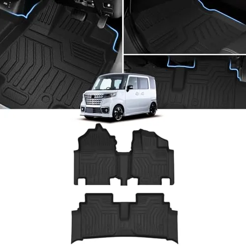 Cartist スズキ スペーシア カスタム SPACIA MK53S フロアマット 3Dフロアマット カーマット セカンドマット 2017年12月～2023年11月 防水マット 滑り防止 耐汚れ TPE素材 カスタムパーツ 車種専用設計 取付簡単 アクセ