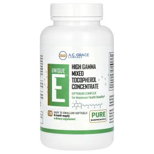 【15%OFFクーポン★4/24 20:00~4/27 09:59】A.C. Grace Company ユニークE 【 iHerb アイハーブ 公式 】 ACグレイスカンパニー Unique E ビタミンE ビタミン E ビタミン類 ビタミンサプリ 混合トコフェロール ト