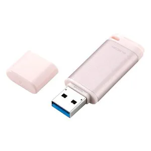 エレコム ELECOM キャップ式 USB 5Gbps USBメモリ 128GB ピンク(MF-RCU3128GPK) 取り寄せ商品