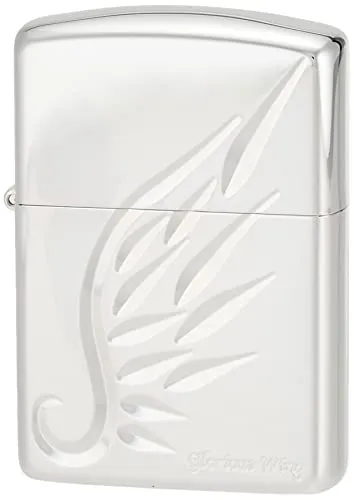 ZIPPO(ジッポー) ライター シルバー アーマー V-WING 片面彫刻