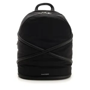 Alexander McQUEEN アレキサンダー・マックイーン メンズ バックパック 7262881AALC1000 Black Harness backpack Black onesize IT0 【送料無料・関税込】