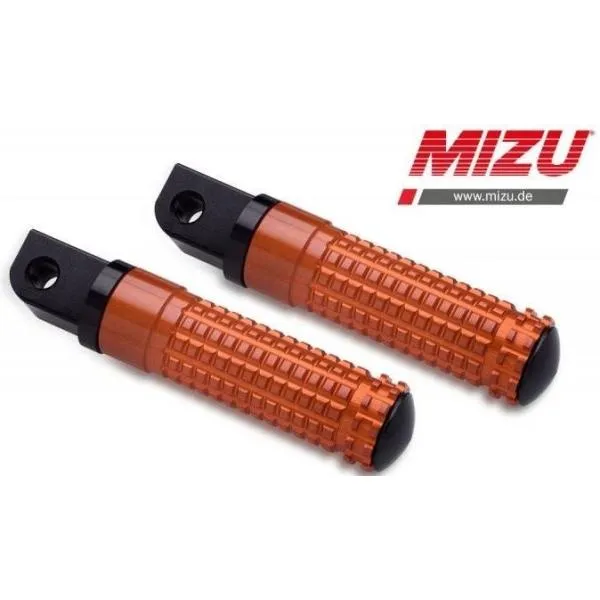 MiZU ミズ Race passenger’s footpeg，including ABE，Black/Orange HP4 R nineT Pure Racer Scrambler Urban G/S S1000RR S1000R BMW ステップ 足回り