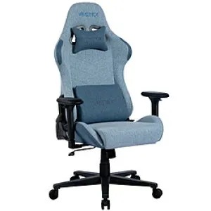 ルームワークス VES-S1BL ゲーミングチェア [W720xD720xH1205～1275mm] VESTEX S1シリーズ(フットレストなし) ブルー VES-S1BL