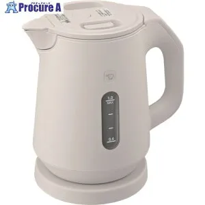 ZOJIRUSHI 電気ケトル 1.0L ペールホワイト CK-KA10-WM 1本 ■▼697-7204 【送料都度見積】
