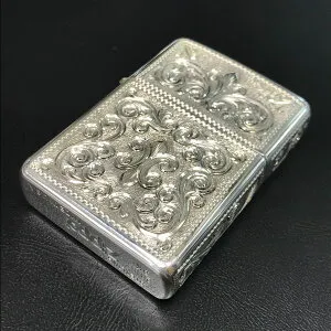 ZIPPO SILVER KING シルバーキング 15SLV-6 レギュラー スターリングシルバー(純銀製)・5面手彫り彫刻 ジッポー