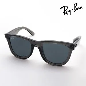 アウトレット レイバン サングラス 正規品 ウェイファーラー リバース Ray-Ban RBR0502S 6707GR 50 REVERSE レディース メンズ RayBan Made In Italy ウェリントン グレー系 外箱なし