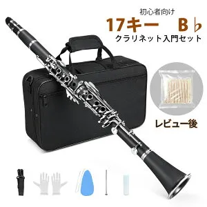 【楽天1位】1年保証 クラリネット 本体 17キー B♭ 管体 管楽器 練習用 初心者 入門 吹奏楽 小学生 高校生 大学生 ギフト プレゼント リード Black Friday ブラックフライデー クリスマス
