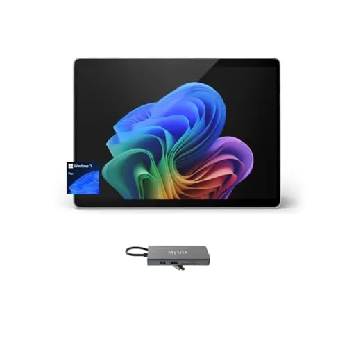 Microsoft Surface Pro 11 Copilot+ PC 11-in-1ハブ、13 OLED 4K、タッチスクリーン、Snapdragon X Elite、AI強化カメラ、長いバッテリー寿命、持続可能、16GB RAM、2TB SSD、Wi