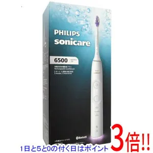 【延長保証対応!!】【1日と5.0のつく日、18日はポイント3倍！】PHILIPS 電動歯ブラシ ソニッケアー 6500シリーズ HX7410/09 ホワイト