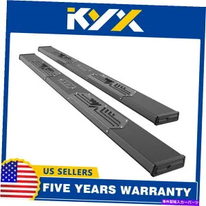 Nerf Bar 6 19-22シルバラード/シエラ1500クルーキャブナーフバーのサイドステップのランニングボード 6 Running Boards for 19-22 Silverado/Sierra 1500 Crew Cab Nerf Bars Side Steps【並行輸入品】