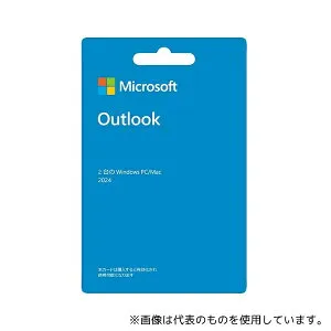 Microsoft(マイクロソフト) OUTLOOK2024/U Microsoft Outlook 2024(最新 永続版)POSAカード版 Windows11、10/mac対応 PC2台