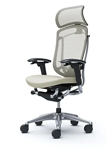 オカムラ オフィスチェア コンテッサ セコンダ 可動肘 エクストラハイバック 座:クッション ホワイト CC87BS-FPC2