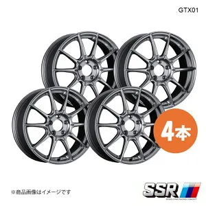 SSR エスエスアール GTX01 ホイール 4本 レヴォーグ VMG / VM4 2.0GT-S/1.6GT-S【17×8.0J 5-114.3 INSET45 ダークシルバー】