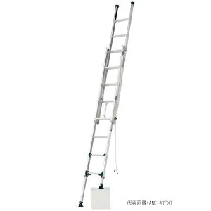 【代引き不可】☆ALINCO/アルインコ ANE-53FX 伸縮脚付2連はしご 5.3m 最大使用質量 100kg 【時間指定不可】