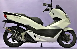 Realspeed PCX125 PCX150(esp) バイクマフラー EBJ-JF56 EBJ-JF28後期モデル JBK-KF12 JBK-KF18 クーガ ステンレス ブラックカラー マフラー フルエキ カスタム パーツ 交換 社外品 リアルスピード ホンダ