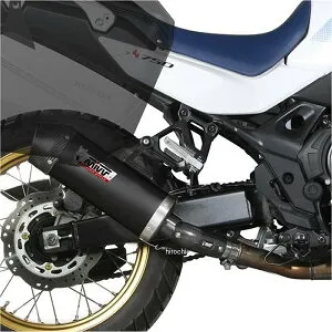 ミヴ Mivv スリップオンマフラー OVAL 23年 XL750Transalp ステンブラック/カーボン H.086.LZC JP店