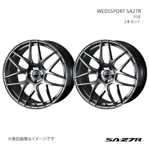 【19インチ 5H114.3 9.5J +38】アルミホイール2本セット GS F 10系 SA27R PSB 0074475×2