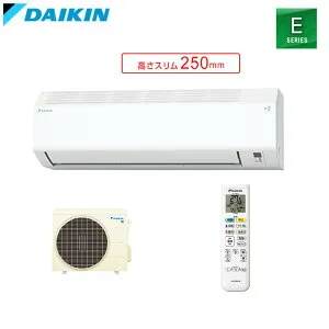 ダイキン S226ATES-W Eシリーズ 壁掛形 6畳程度 シングル 単相100V ワイヤレス 室内電源 エアコン(～2.8kw) 室内外機セット