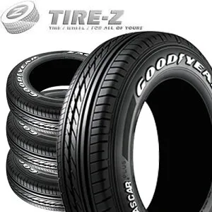 【タイヤ交換可能】 4本セット 215/65R16 109/107R グッドイヤー ナスカープラス ホワイトレター イーグル #1 NASCAR PLUS + GOODYEAR ハイエース キャラバン バン タイヤ単品4本価格 サマータイヤ