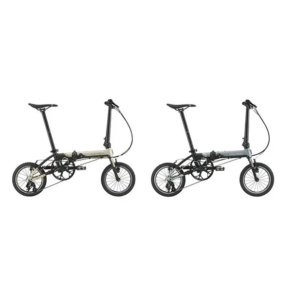 DAHON(ダホン) K3(ケースリー) 14インチ 折りたたみ自転車 フォールディング [MKS社着脱ペダル UX-D EZY、スリップバッグミニYKK、フロントライト付属]
