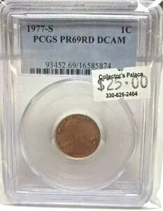 1977-S 1C リンカーン ペニー PCGS PR69RD DCAM