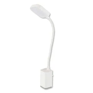 ナカバヤシ USB充電式 LEDデスクライト ホワイト UA-LED016W | スマホ pc スマートフォン タブレット 周辺機器 アクセサリー 関連単語 タッチペン モニター デジタルケーブル ネットワーク WIFI パ