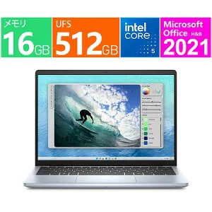 新品 Dell ノートパソコン 14 型(インチ) Dell 14 Core 5 120U・16GBメモリ・512GB SSD搭載モデル(DC14250) [プラチナシルバー] インテル Core 5 120U 1.4GHz/10コア メモリ：標準16GB M.2 SSD：512GB Windows 11 Home Office付