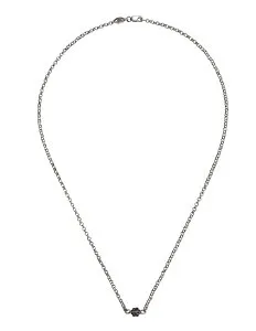 CHROME HEARTS CROSS BALL W/18 ROLL CHAIN SILVER NECKLACE クロムハーツ クロスボール ロールチェーン ネックレス 18インチ