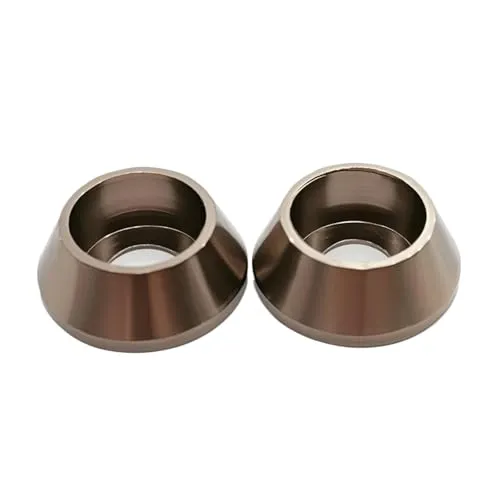 M2 .5 M3 M4 M5 M6 M8 カラフルなアルミ合金球面円錐ワッシャーガスケットキャップヘッド用 RC 部品(Titaniumgray,M8(5Pcs))